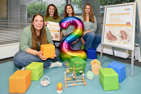 Seit dem 4. Oktober 2024 gibt es den Offenen Babytreff der Frühen Hilfen im Familienbüro. 