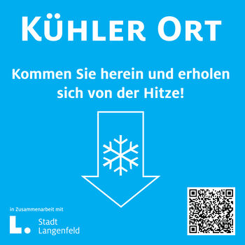 So sollen die Schilder zur Kennzeichnung von "Kühlen Orten" aussehen. So sollen die Schilder zur Kennzeichnung von "Kühlen Orten" aussehen.