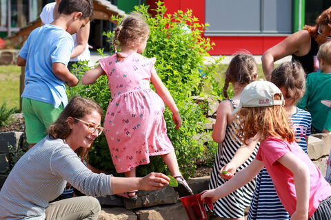 Immer wieder werden auch engagierte Kindertageseinrichtungen für ihre Projekte mit dem Umweltpreis der Stadt Langenfeld ausgezeichnet.