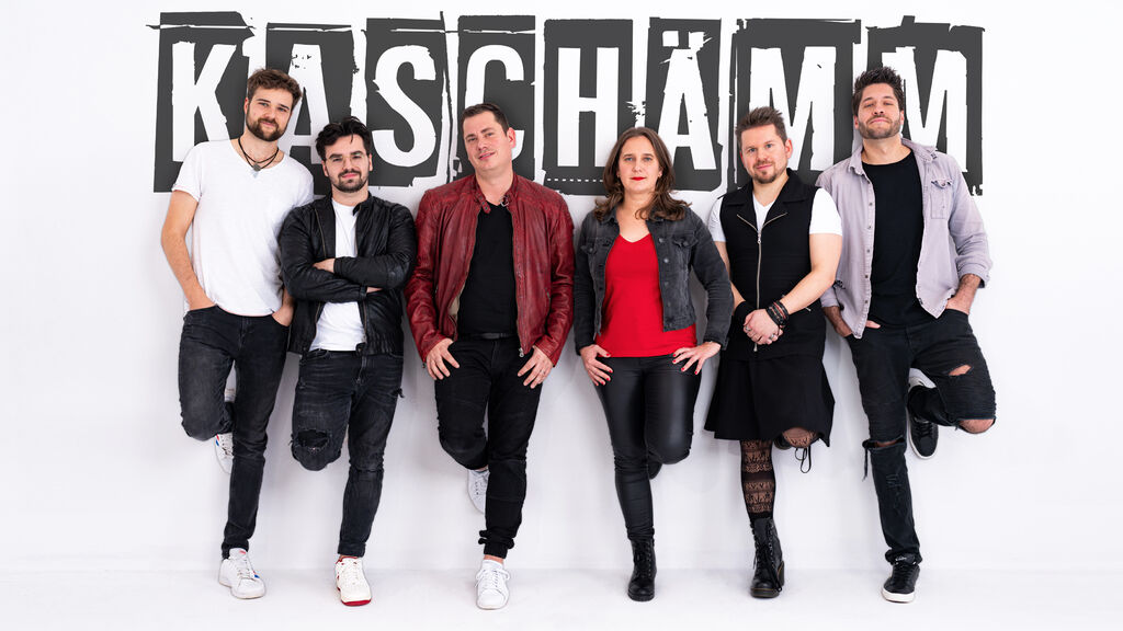 Die Gruppe Kaschämm sorgt am Mittwoch, 9. September, auf dem Marktplatz für kölsche Stimmung. 