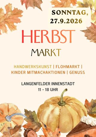 Herbstmarkt Flyer