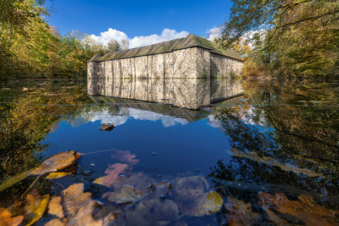 Haus Graven im Herbst. 