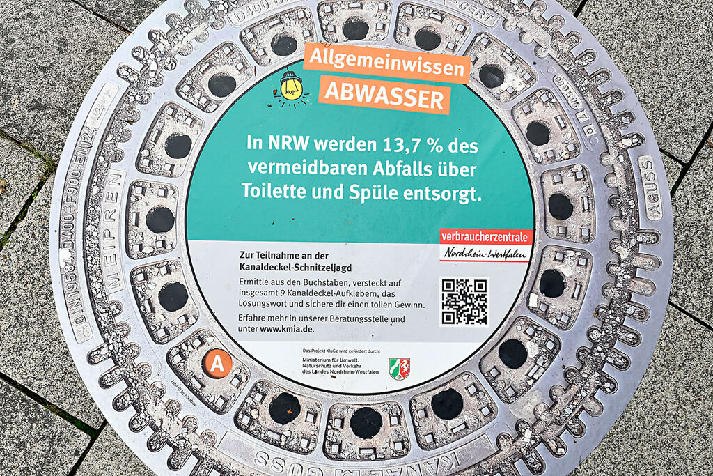Infokampagne der Verbraucherzentrale NRW zum Langenfelder Abwassersystem.