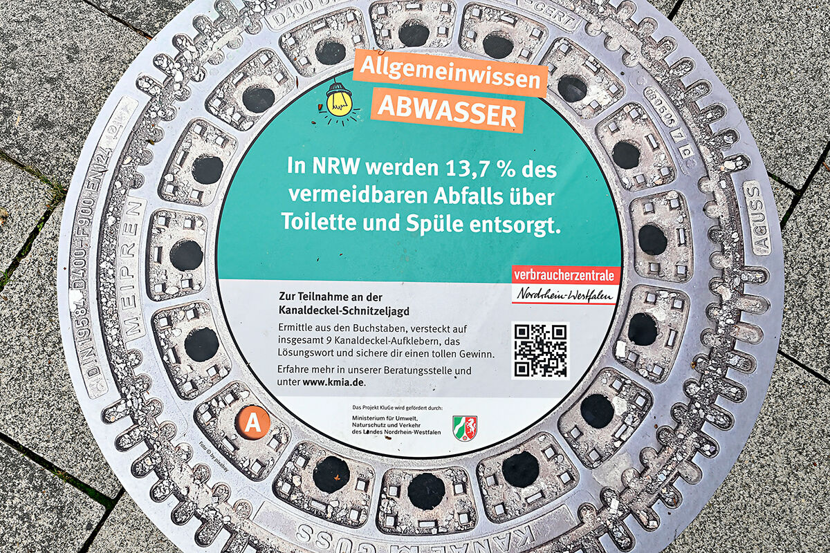 Infokampagne der Verbraucherzentrale NRW zum Langenfelder Abwassersystem.